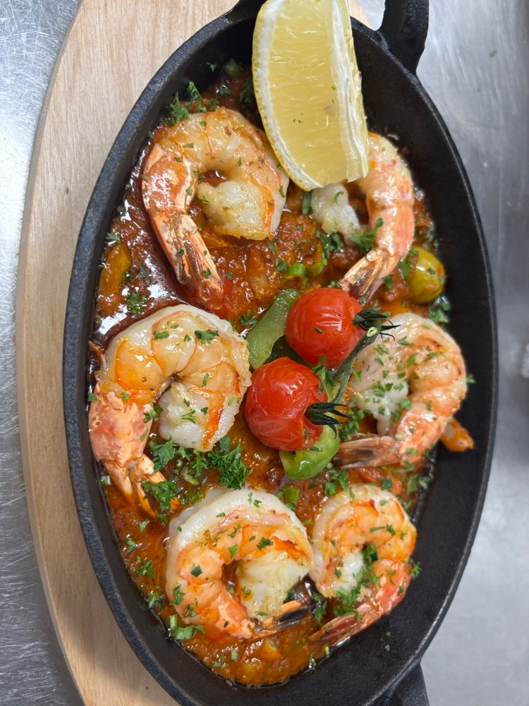 Garnelenpfanne mit Tomaten und Zitronen – Freudenpracht Mörfelden-Walldorf